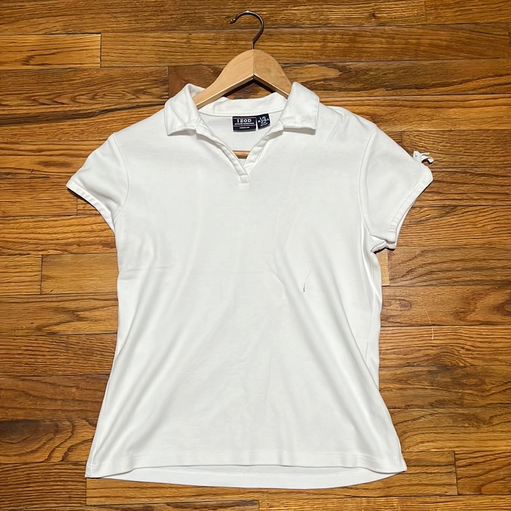 White School Uniform Top Size Large or 14.5/16.5 plus
